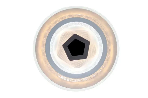 Светильник потолочный LED с пультом LED LAMPS 81069 Natali Kovaltseva белый на 1 лампу, основание белое в стиле хай-тек с пультом фото 3